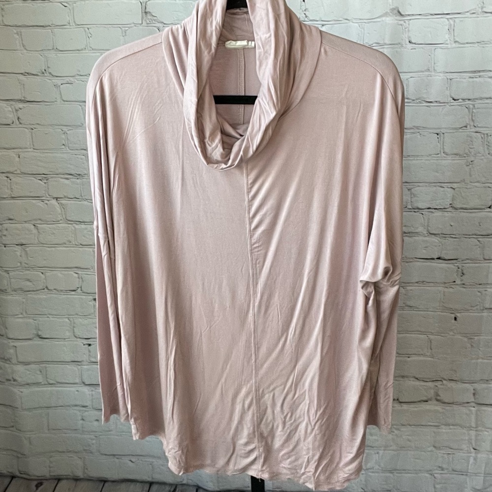 Simple By Suzanne Betro Lilac Cowl Neck Long Sleeve Size XL